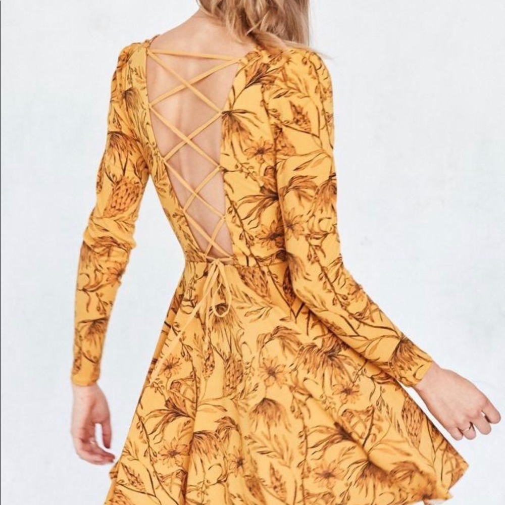 UO Crossback skater dress